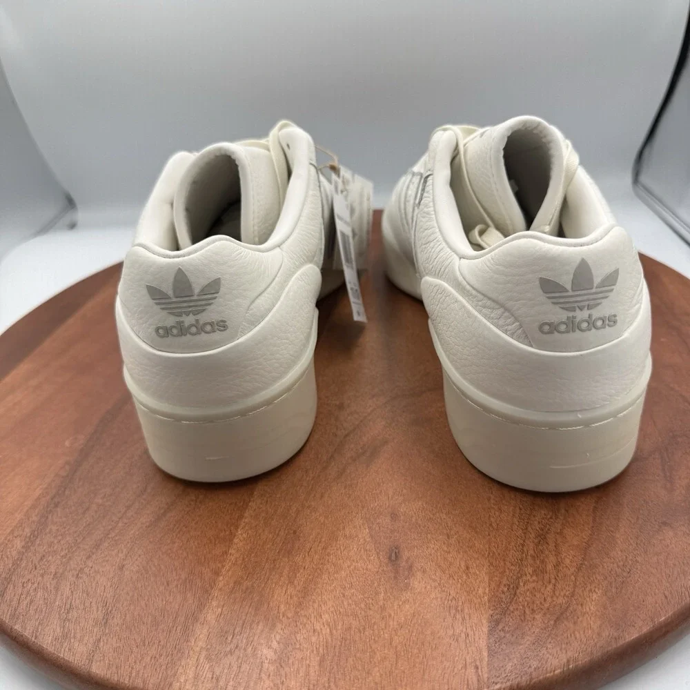 Adidas Rivalry‎ Leather Lux Low Sneakers Cream White/Alumina Men's 11.5/W12.5